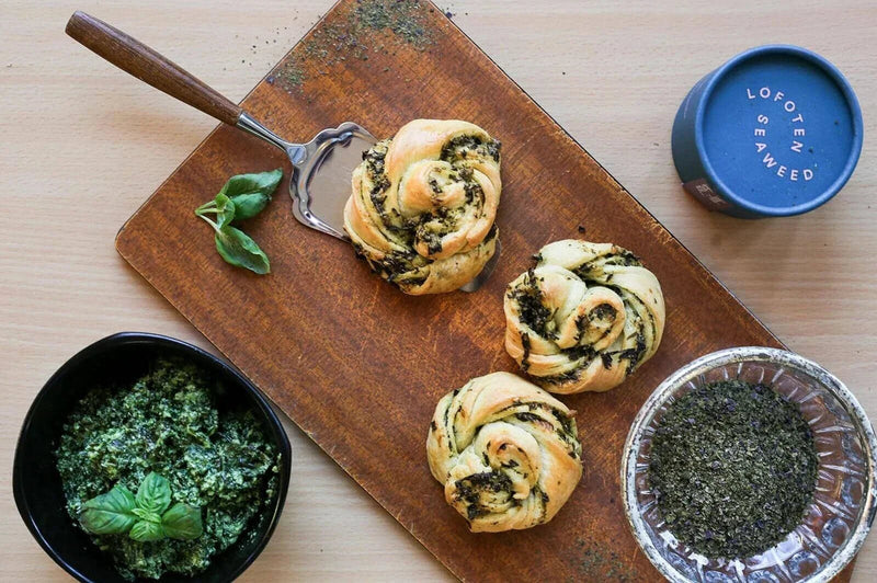 Seaweed Pesto Buns - Lofoten Seaweed