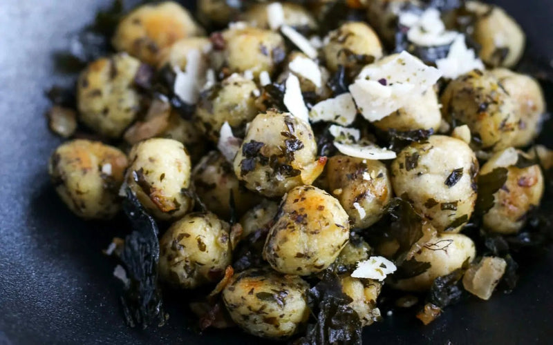 Pan Roasted Gnocchi with Nori - Lofoten Seaweed