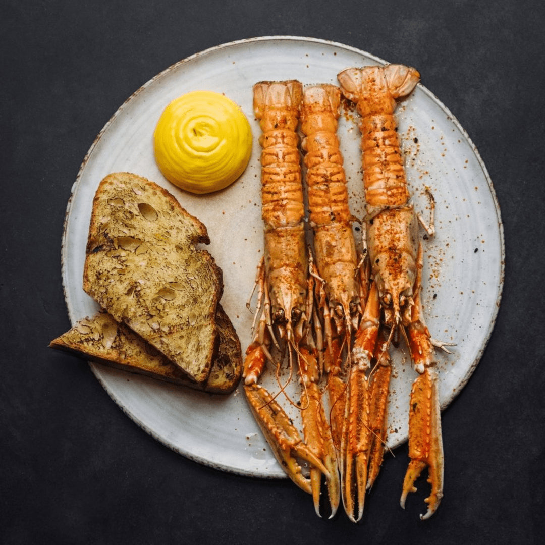 Lofoten Seaweed in a seafood dish at TAK restaurant